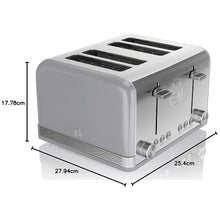 Load image into Gallery viewer, SWAN ST19020GRN Retro 4 Slice Toaster