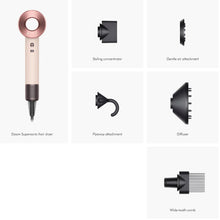 Load image into Gallery viewer, DYSON OFFICIAL OUTLET Supersonic Hair Dryer Ceramic Pink/Rose Gold - Refurbished with 1 year Dyson Warranty - (Excellent)