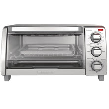 Load image into Gallery viewer, BLACK+DECKER 4-Slice Toaster Oven with Natural Convection - Factory Certified with Full Warranty - TO1745SSD
