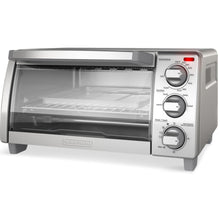 Load image into Gallery viewer, BLACK+DECKER 4-Slice Toaster Oven with Natural Convection - Factory Certified with Full Warranty - TO1745SSD

