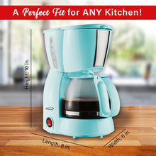 Load image into Gallery viewer, BRENTWOOD TS213BL 4 Cup Coffee Maker Blue