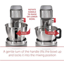 Charger l'image dans la galerie, Wolf Gourmet Batteur sur socle haute performance WGSM100S 7 pintes en acier inoxydable brossé - Remis à neuf avec la garantie Home Essentials