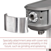 Charger l'image dans la galerie, Wolf Gourmet Batteur sur socle haute performance WGSM100S 7 pintes en acier inoxydable brossé - Remis à neuf avec la garantie Home Essentials