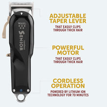 Load image into Gallery viewer, WAHL Professional 5 Star Series Cordless Senior Clipper with Adjustable Blade - 56416