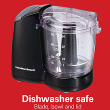 Charger l'image dans la galerie, Hachoir à aliments HAMILTON BEACH Freshchop de 3 tasses - 72603F