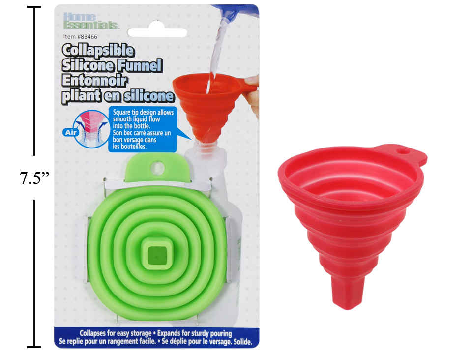 HOME ESSENTIALS Collapsible Silicone Funnel - 83466