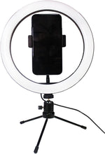 Load image into Gallery viewer, IFOCUS 10-Inch Ring Light with Mini Tripod - 86870

