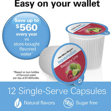 Load image into Gallery viewer, HAMILTON BEACH AQUAFUSION Raspberry Lime Flavor Capsules 12Pk - 87361