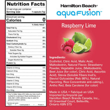 Load image into Gallery viewer, HAMILTON BEACH AQUAFUSION Raspberry Lime Flavor Capsules 12Pk - 87361