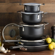Load image into Gallery viewer, T-FAL Non-Stick Stackables 10pc Cookware Set - B198SA74

