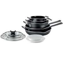 Load image into Gallery viewer, T-FAL Non-Stick Stackables 10pc Cookware Set - B198SA74