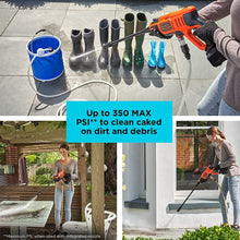 Load image into Gallery viewer, BLACK+DECKER 20V MAX Pressure Washer, 350 PSI - BCPW350C1