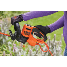 Load image into Gallery viewer, BLACK+DECKER 20in Hedge Trimmer with Saw Blade - BEHTS300
