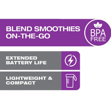 Load image into Gallery viewer, SALTON Portable Personal Blender Blue - BL2045RD