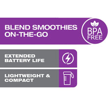 Load image into Gallery viewer, SALTON Portable Personal Blender Red - BL2045RD