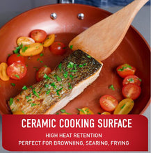 Load image into Gallery viewer, T-FAL Endura 10" Copper Ceramic Frypan - C4100564