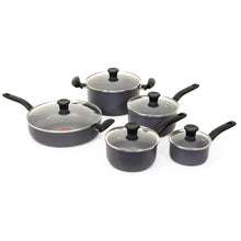 Load image into Gallery viewer, T-FAL 10Pc Hard Titanium Cookware Set - C706SC55