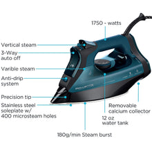 Load image into Gallery viewer, ROWENTA Everlast 1750-Watt Anti-Calc Steam Iron - DW7180U1