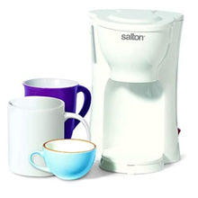 Load image into Gallery viewer, SALTON 1 Cup Mini Compact Drip Coffee Maker with Reusable Mesh Filter - FC1026