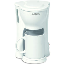 Load image into Gallery viewer, SALTON 1 Cup Mini Compact Drip Coffee Maker with Reusable Mesh Filter - FC1026