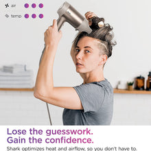 Load image into Gallery viewer, SHARK Blow Dryer HyperAIR Fast-Drying with IQ 2-in-1 Concentrator - Factory serviced with Home Essentials warranty - HD102C