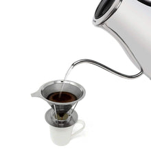 Charger l'image dans la galerie, Bouilloire électrique à col de cygne sans fil SALTON 360º en acier inoxydable - JK1802