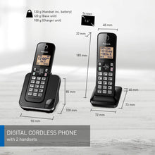 Load image into Gallery viewer, PANASONIC 2 Handset Cordless Phone - Refurbished with Home Essentials warranty -  KX-TGC382
