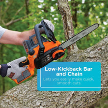 Load image into Gallery viewer, BLACK+DECKER 20v Lithium Chain Saw - Refurbished with Full Manufacturer Warranty - LCS1020