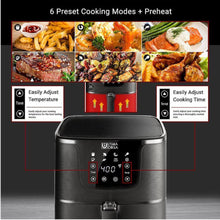 Load image into Gallery viewer, ULTIMA COSA BLACK Presto Luxe Plus Air Fryer 5L - TXGS-5T1