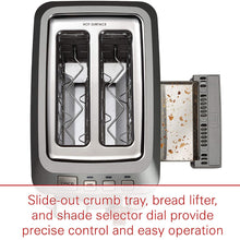 Load image into Gallery viewer, WOLF Gourmet 2 Slice Toaster - Factory serviced with 1 year warranty - WGTR102S