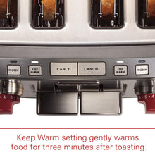 Load image into Gallery viewer, WOLF Gourmet 4-Slice Extra-Wide Slot Toaster - Factory serviced with 1 year warranty - WGTR104S