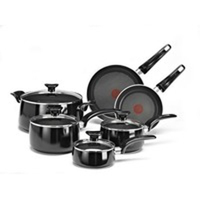 T-FAL 10 Piece Expert Cookware Set - Blemished package with full warranty - C546SA64