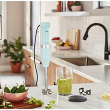 Load image into Gallery viewer, KitchenAid Variable Speed Corded Hand Blender (Ice Blue) - KHBV53IC