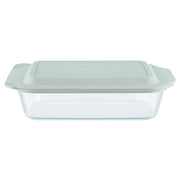 PYREX 1134582 Baking Dish 9x13 Deep with Sage Green Lid