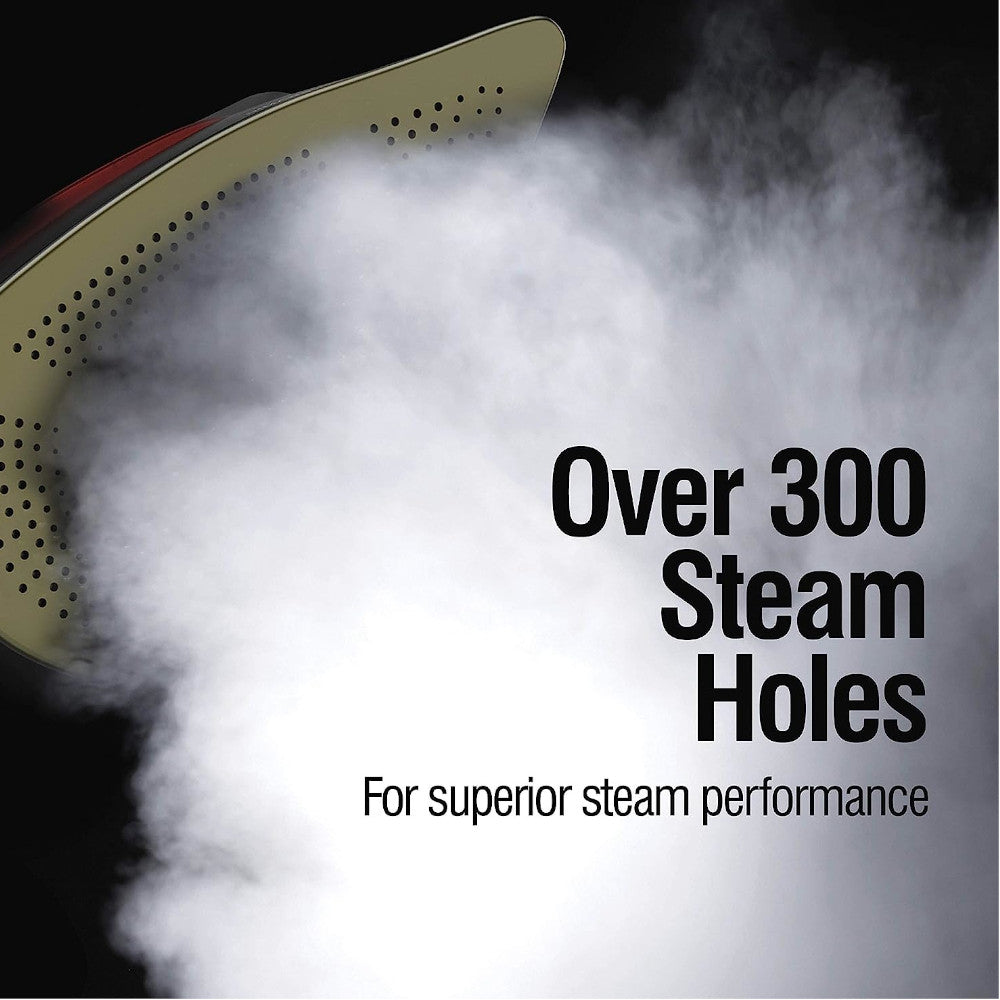 Fer à vapeur CHI 13101C pour vêtements avec semelle en céramique infusée de titane - Emballage imparfait avec garantie complète