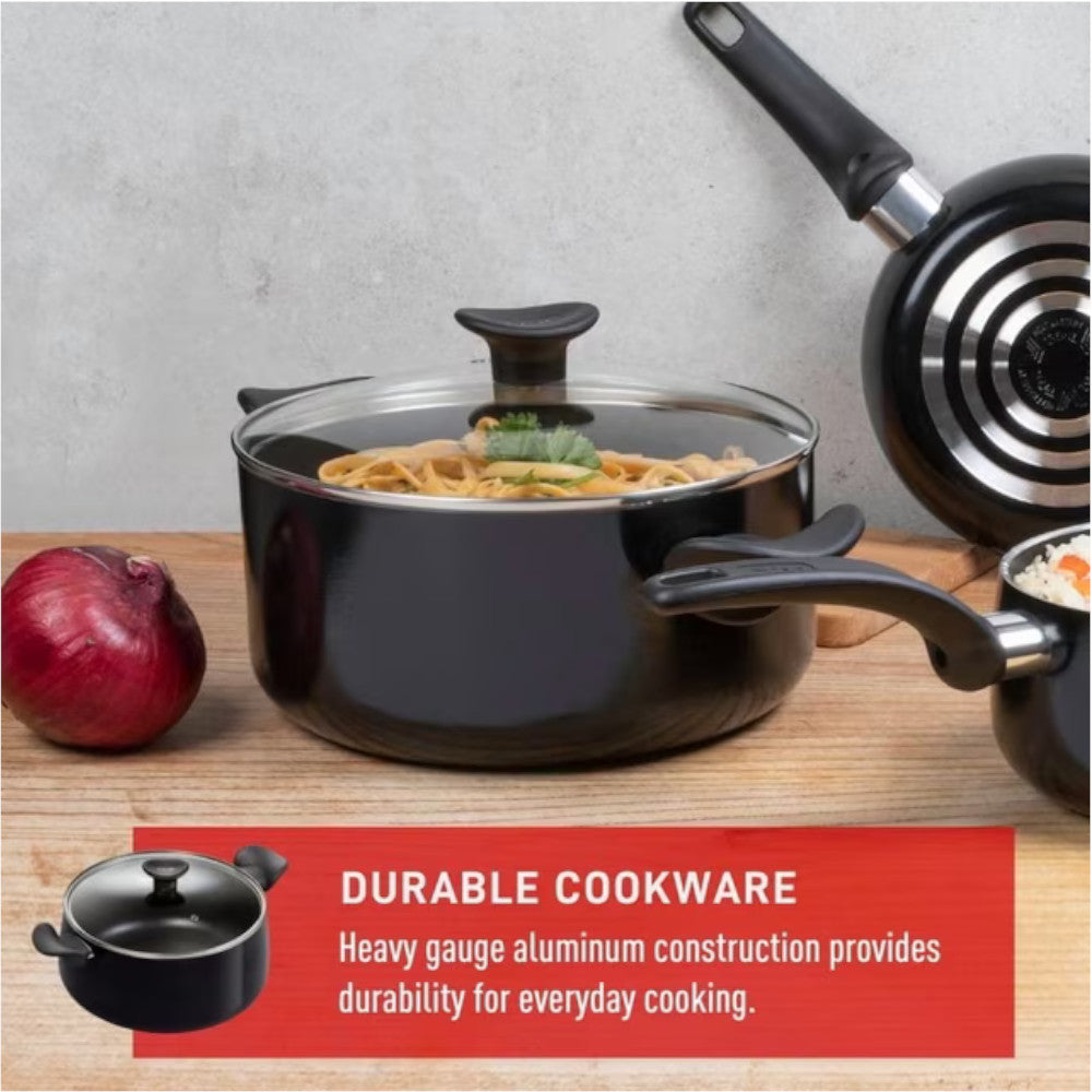 T-FAL 2100129519 Expert Dutch Oven with Glass Lid 5Qt