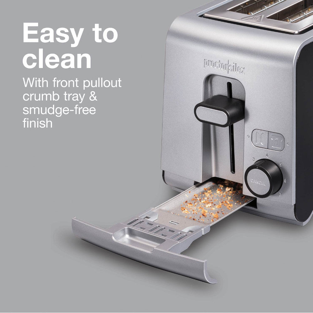 PROCTOR SILEX 22302 2 Slice Extra Wide Slot Toaster