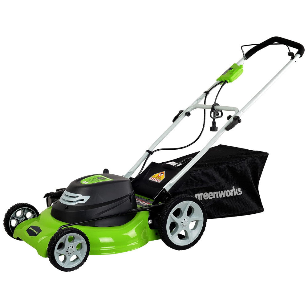 GREENWORKS 25022 Tondeuse à gazon filaire 12 A de 20 pouces