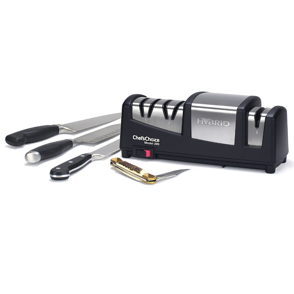 CHEF'S CHOICE 290101 AngleSelect Hybrid Diamond Hone Knife Sharpener - 290
