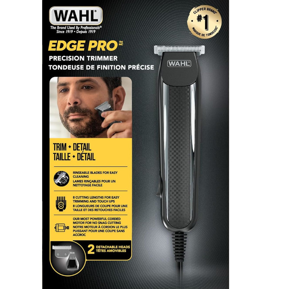 WAHL 3291 Edge Pro, tondeuse à barbe filaire anti-chocs