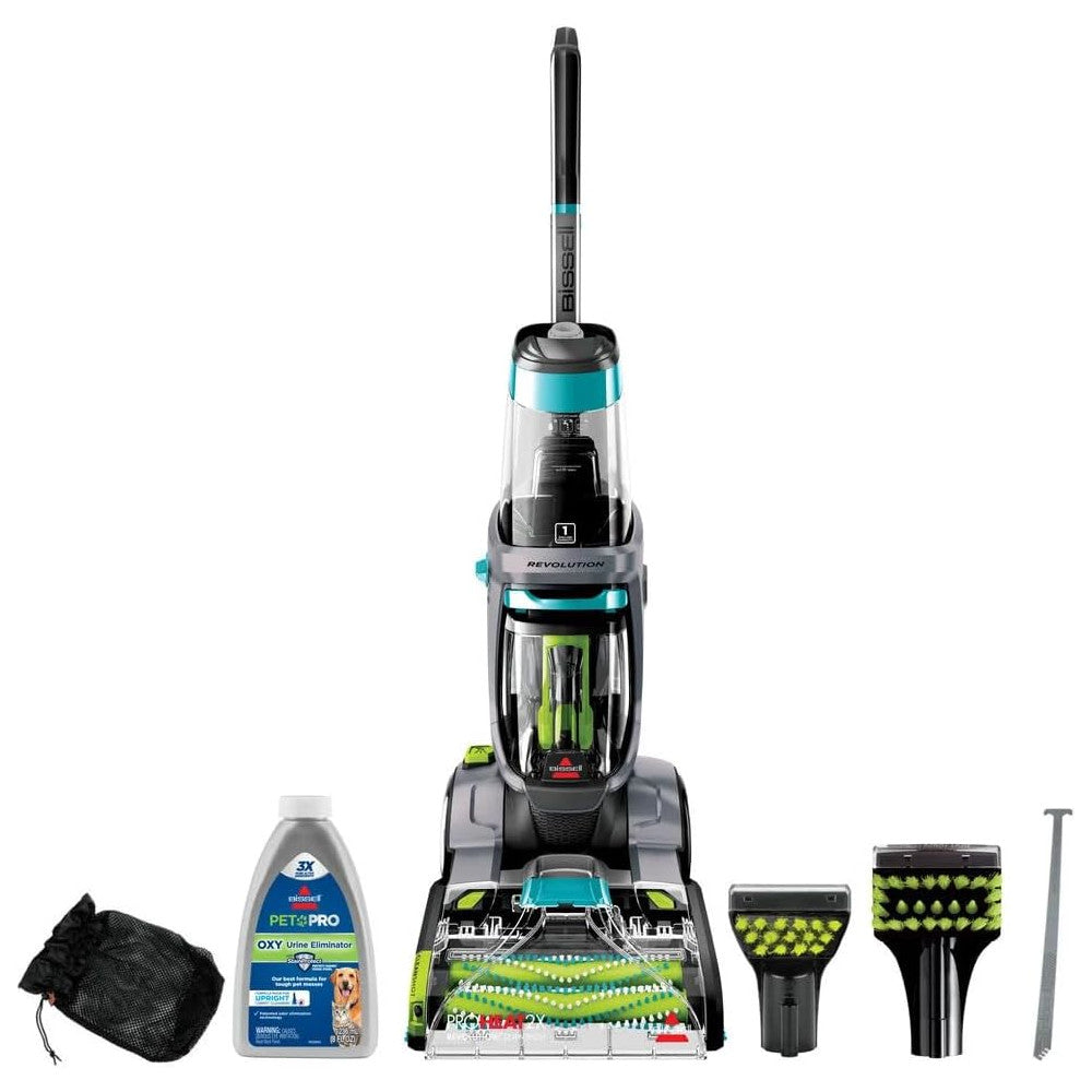 BISSELL 3588N ProHeat 2X Revolution Pet CleanShot Carpet Cleaner - Factory serviced with Home Essentials warranty