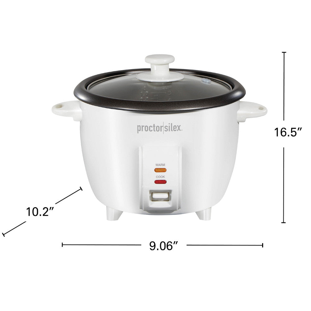 Cuiseur à riz et cuiseur vapeur PROCTOR SILEX 37533G d'une capacité de 10 tasses