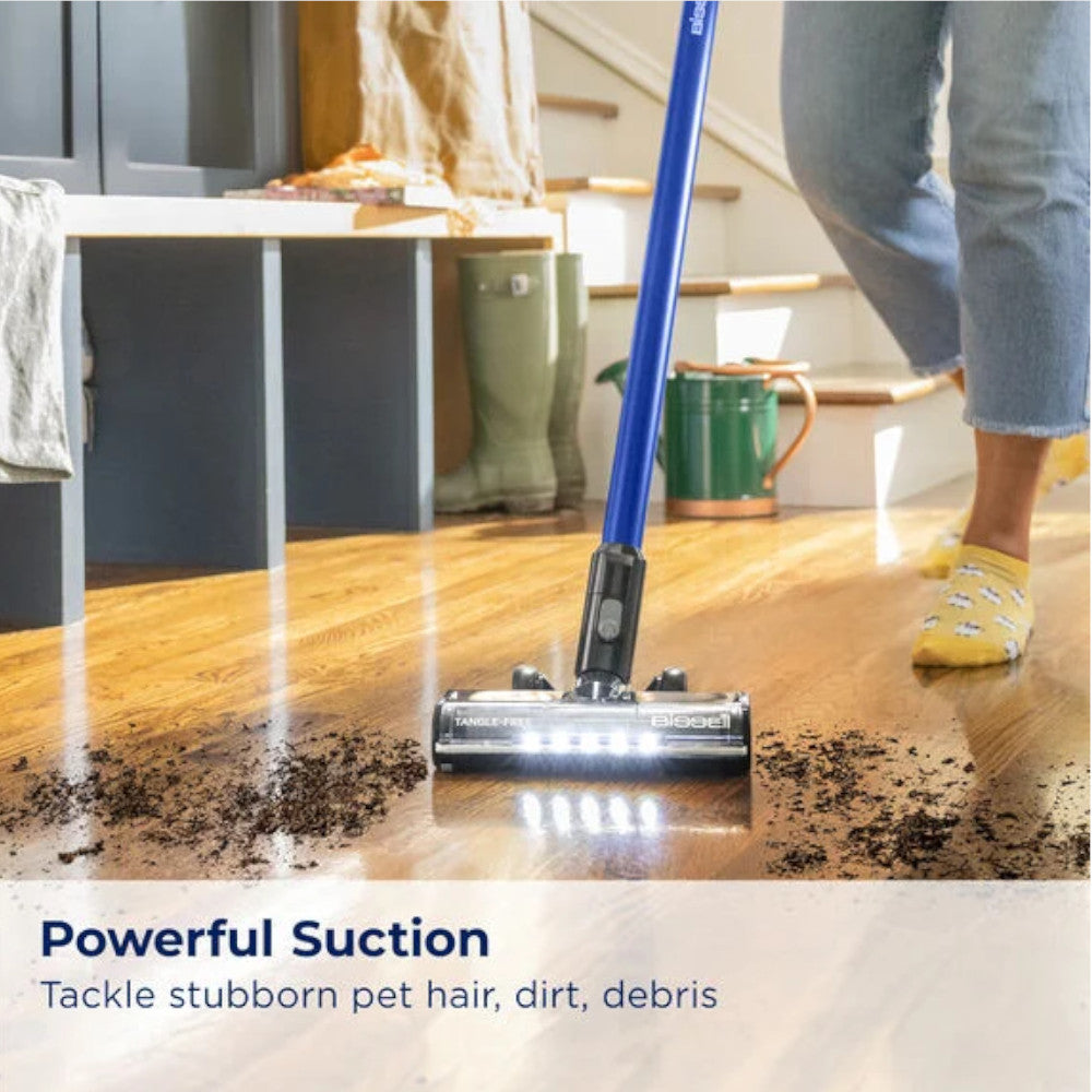 BISSELL 3789N PowerClean XR 200W Cordless Stick Vacuum - Factory serviced with Home Essentials warranty