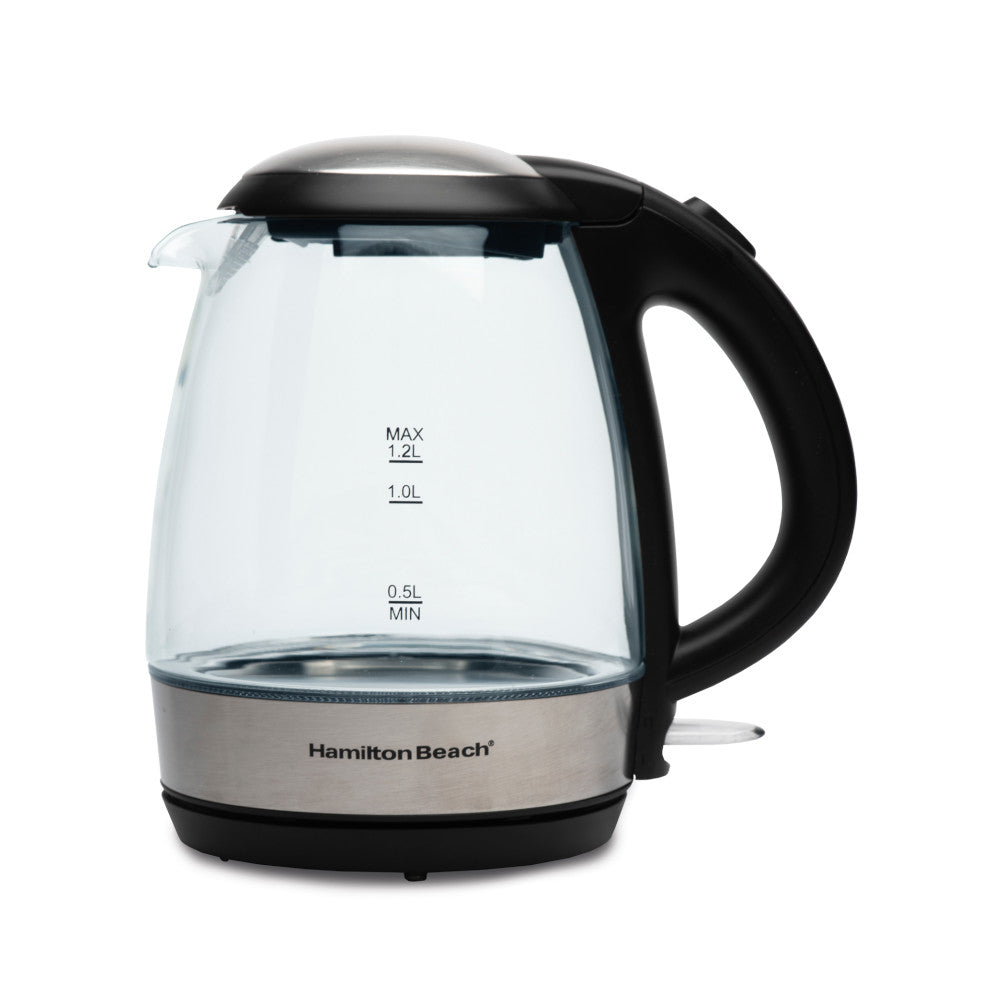 HAMILTON BEACH 40931C Bouilloire en verre 1,2 L