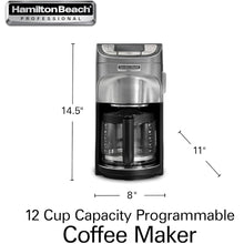 Load image into Gallery viewer, HAMILTON BEACH PROFESSIONAL 49500 Programmable 12 Cup Coffee Maker - Refurbished with Home Essentials warranty
