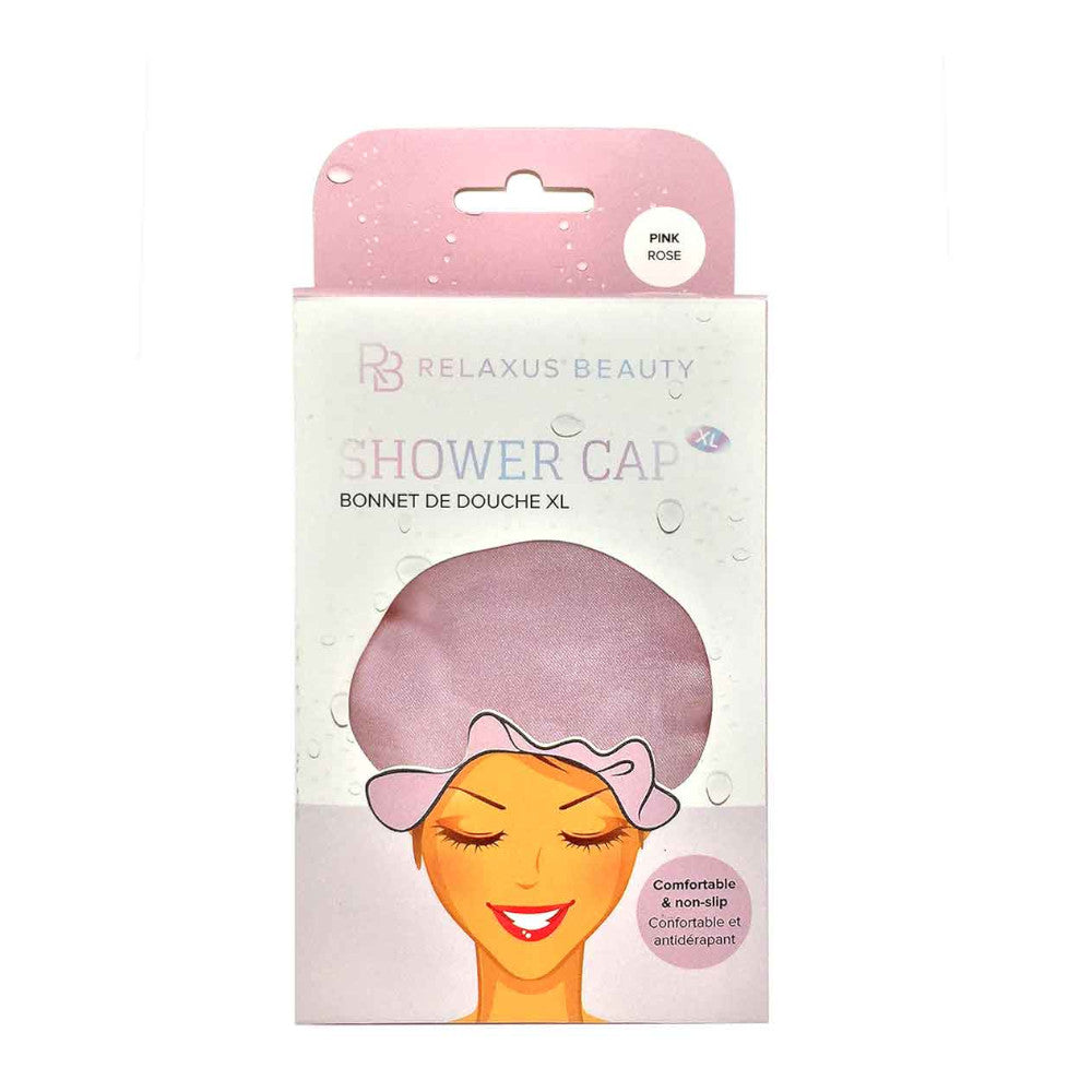 RELAXUS 500948 Bonnet de douche rose