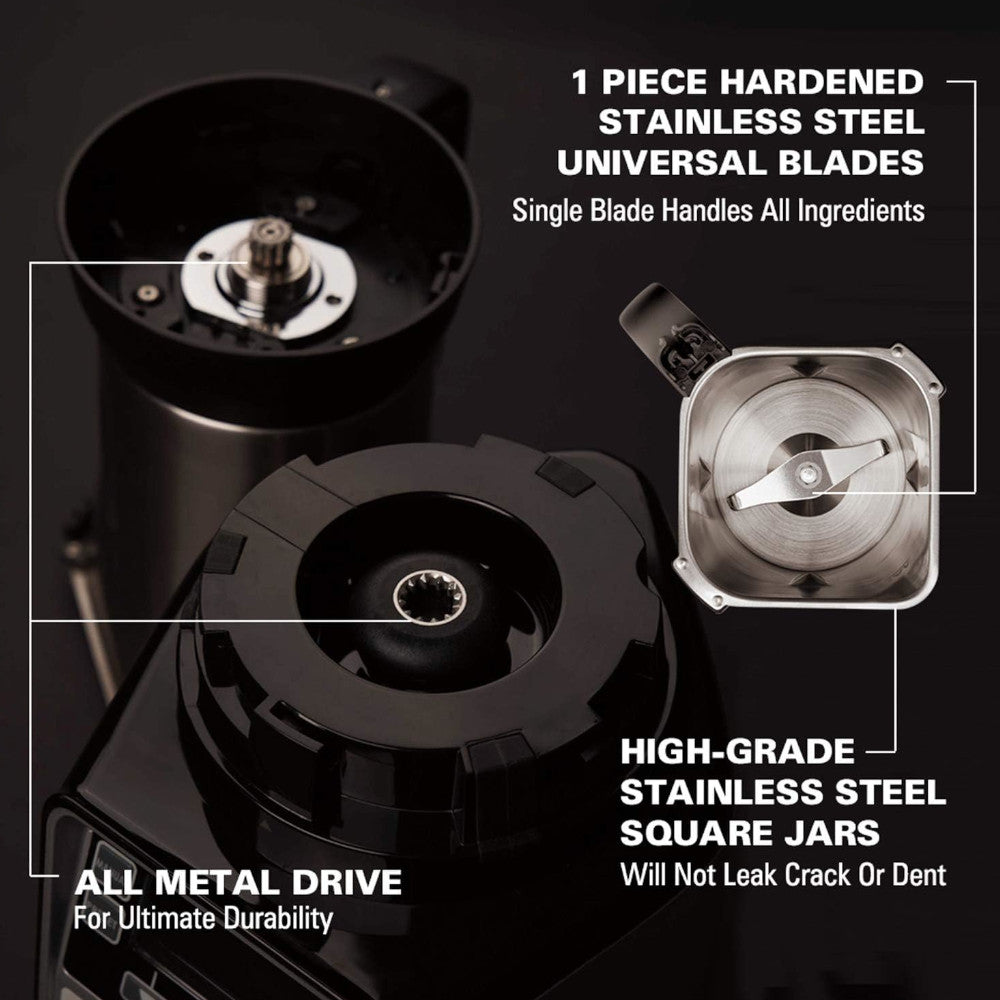 HAMILTON BEACH PROFESSIONAL 58770 2.2 HP 120V Mixer Grinder and Juicer - Refurbished with Home Essentials warranty