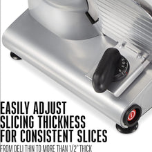 Charger l&#39;image dans la galerie, WESTON 61-0750-W Electric Meat Slicer - Factory serviced with Home Essentials warranty
