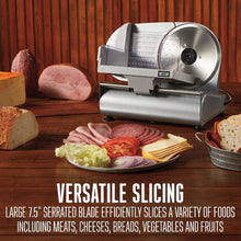 Charger l&#39;image dans la galerie, WESTON 61-0750-W Electric Meat Slicer - Factory serviced with Home Essentials warranty

