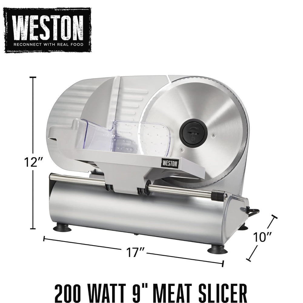 WESTON 61-0901-W Trancheuse robuste de 9 pouces - Remis à neuf avec la garantie Home Essentials